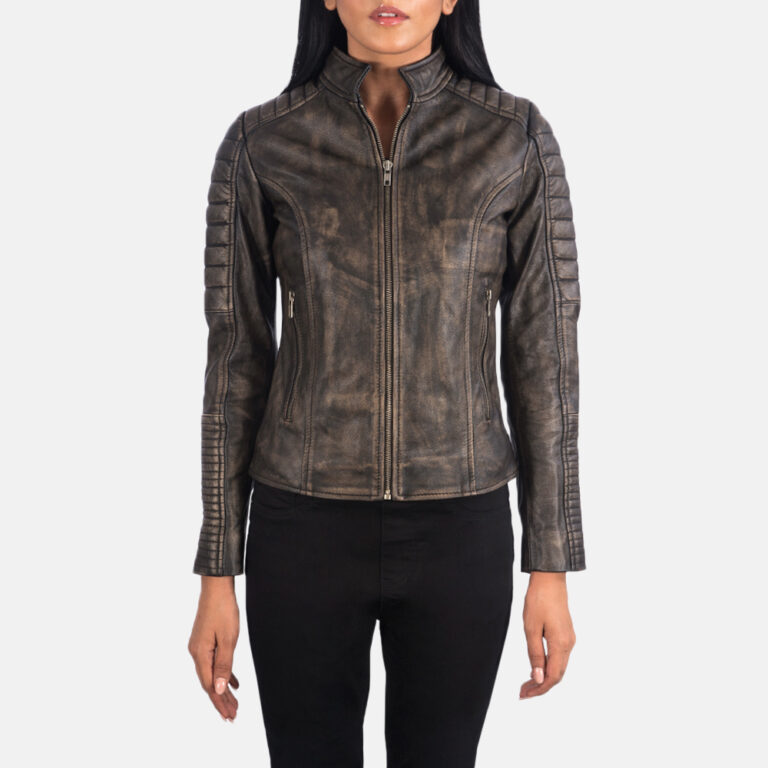 Womens Adalyn Quilted Distressed Brown Cafe Racer Jacket_5426 copy-5-1623148668780
